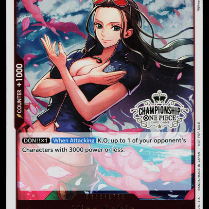 Nico Robin - OP01-017 - LP - Championship Series - Promo - One Piece - OP2-15