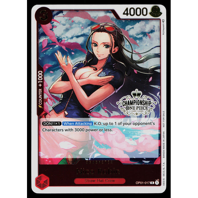 Nico Robin - OP01-017 - LP - Championship Series - Promo - One Piece - OP2-15