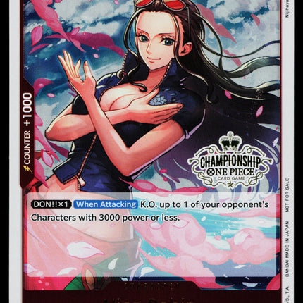 Nico Robin - OP01-017 - NM - Championship Series - Promo - One Piece - OP1-27