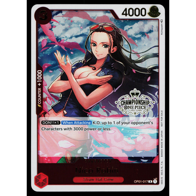 Nico Robin - OP01-017 - NM - Championship Series - Promo - One Piece - OP1-27