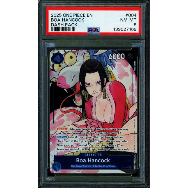 Boa Hancock - ST17-004 - PSA 8 - Dash Pack Foil - English - One Piece - 139
