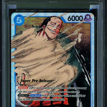 Crocodile - ST03-003 - PSA 10 - Super Pre Release - English - One Piece - 149-03