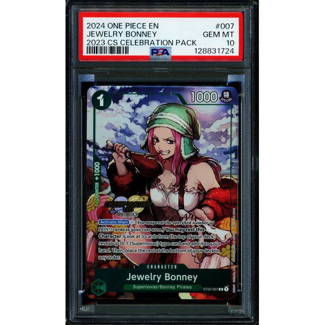 Jewelry Bonney - ST02-007 - PSA 10 - Championship 2023 - English - One Piece - 128