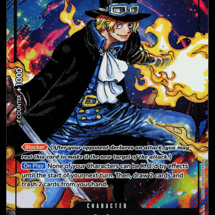 Sabo - OP04-083 - NM - Super Rare - Alternate Art - One Piece - OP1-39