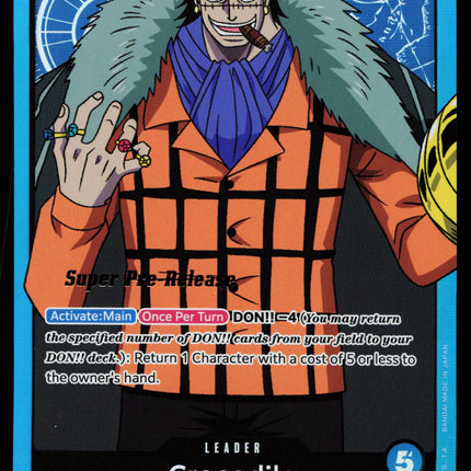 Crocodile - ST03-001 - NM - Super Pre Release - ST03 - One Piece - OP-3-33