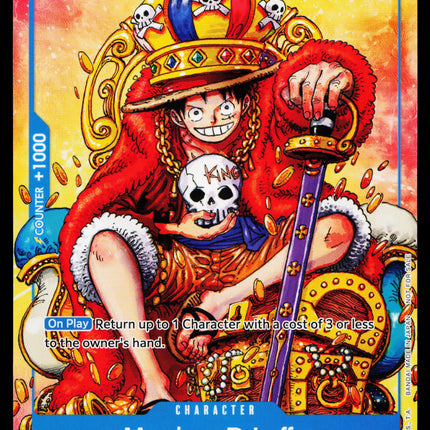 Monkey D Luffy - P-043 - NM - English Non-Holo - Promo - One Piece - OP1-65