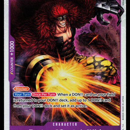 Eustass Captain Kid - OP05-074 - NM - Super Rare - OP05 - One Piece - OP1-51