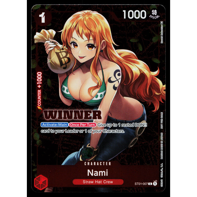 Nami - ST01-007 - LP - Winner - Promo - One Piece - OP2-5