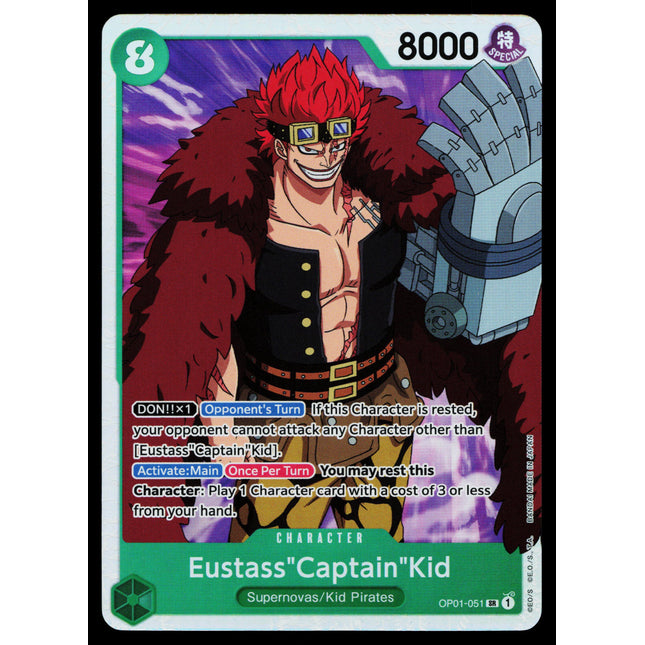 Eustass Captain Kid - OP01-051 - NM - Pre Errata - OP01 - One Piece - OP-4-2