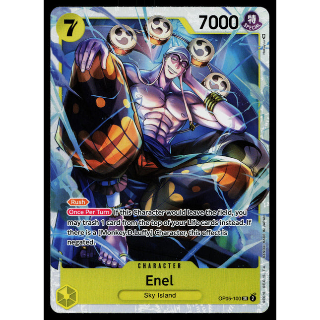 Enel - OP05-100 - NM - Super Rare - OP05 - One Piece - OP1-52