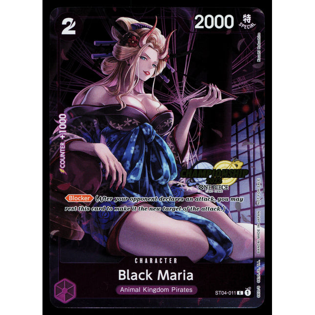 Black Maria - ST04-011 - LP - Championship 2023 - Promo - One Piece - OP2-7