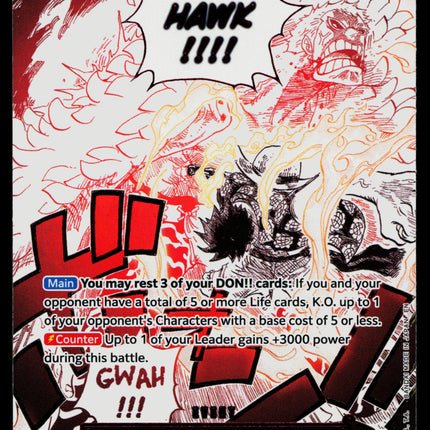 Gum-Gum Fire-Fist Pistol Red Hawk - OP11-114 - NM - Manga - OP11 - One Piece - OP-3-8