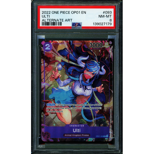 Ulti - OP01-093 - PSA 8 - Pre Errata Alt Art - English - One Piece - 139