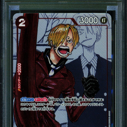Sanji - OP01-013 - PSA 9 - 25th Anniversary - Japanese - One Piece - 149-13