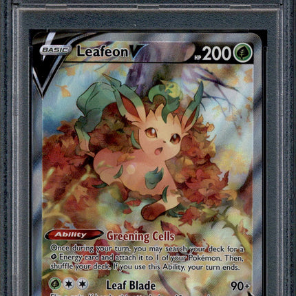 Leafeon V - 167/203 - PSA 10 - Alt Art - Evolving Skies - Pokemon - 10645