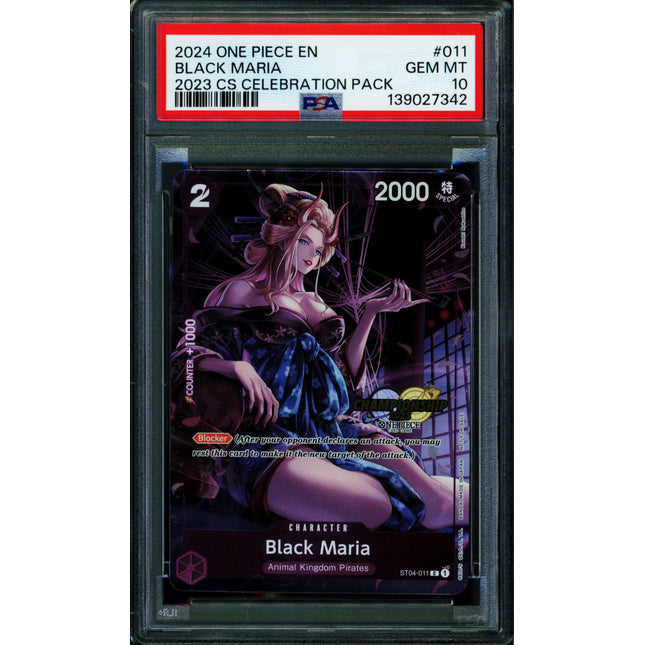 Black Maria - ST04-011 - PSA 10 - Championship 2024 - English - One Piece - 139