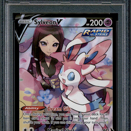 Sylveon V - TG14/TG30 - PSA 8 - Full Art - Brilliant Stars - Pokemon - 10644
