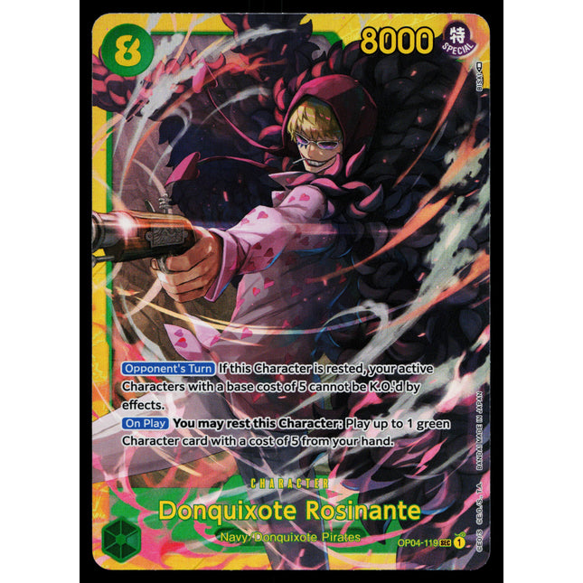 Donquixote Rosinante - OP04-119 - NM - Secret Rare - OP04 - One Piece - OP1-48