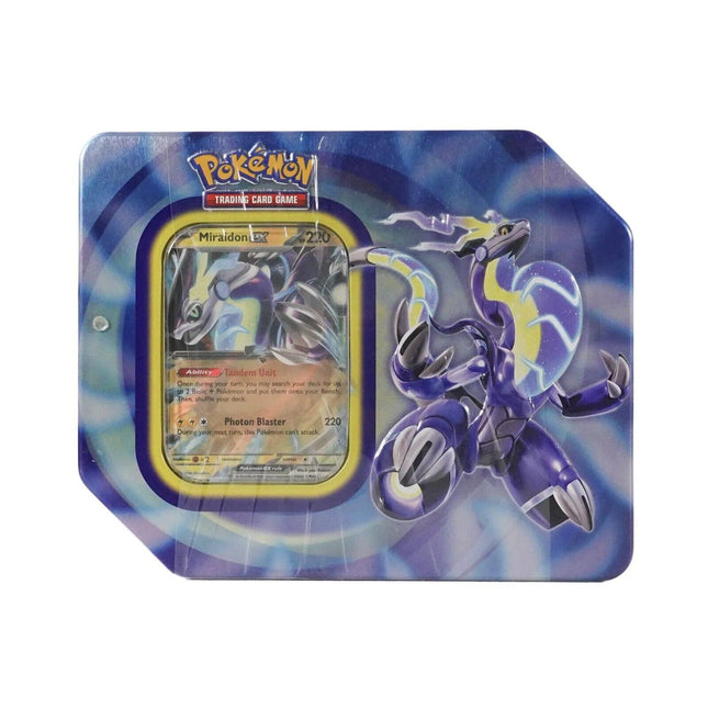 Paldea Spring Tin - 1x Tin (Miraidon Art) - Pokemon - Sealed
