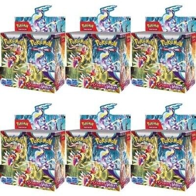 Scarlet & Violet Booster Box Case - 216 Packs - Sealed - New