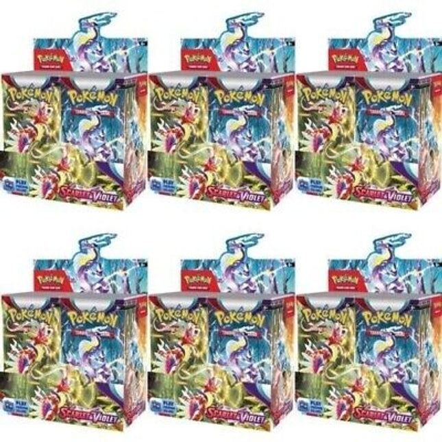 Scarlet & Violet Booster Box Case - 216 Packs - Sealed - New