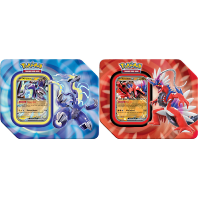 Paldea Spring Tin Case - 6x Tins (Koraidon x3 & Miraidon x3) - Pokemon - Sealed
