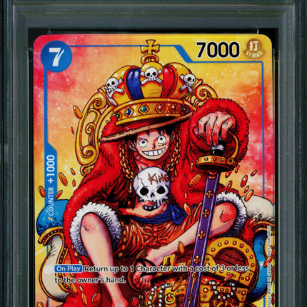 Monkey D Luffy - P-043 - PSA 9 - Convention Non-Foil - English - One Piece - 139
