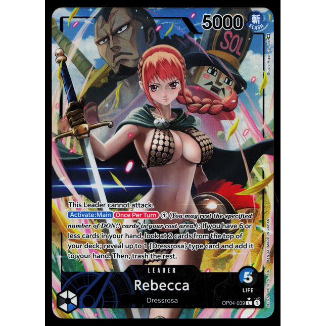 Rebecca - OP04-039 - NM - Alt Art - OP04 - One Piece - OP-3-4
