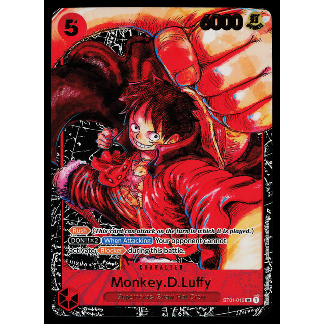 Monkey D Luffy - ST01-012 - NM - Alt Art - OP05 - One Piece - OP-3-24