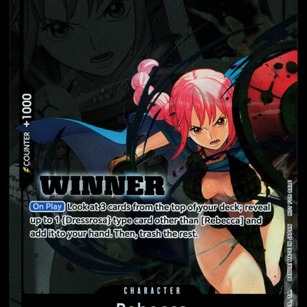 Rebecca - OP04-092 - NM - Winner - Promo - One Piece - OP1-63