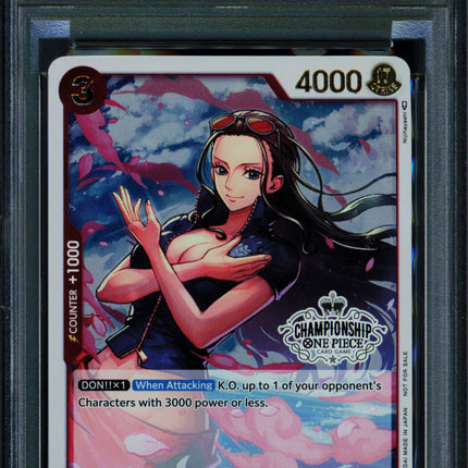 Nico Robin - OP01-017 - PSA 10 - Store Championship - English - One Piece - 149-23