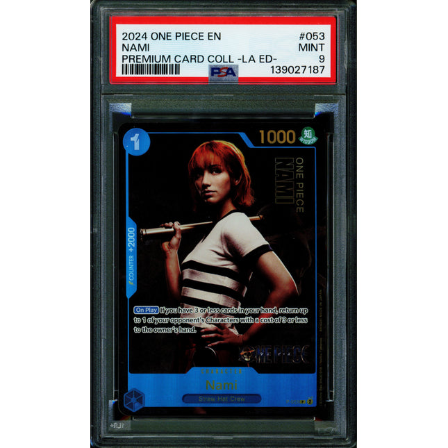 Nami - P-053 - PSA 9 - Live Action - English - One Piece - 139