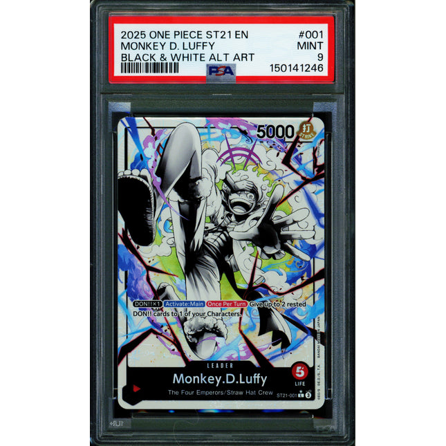 Monkey D Luffy - ST21-001 - PSA 9 - Starter Deck 21 - English - One Piece - 150-04