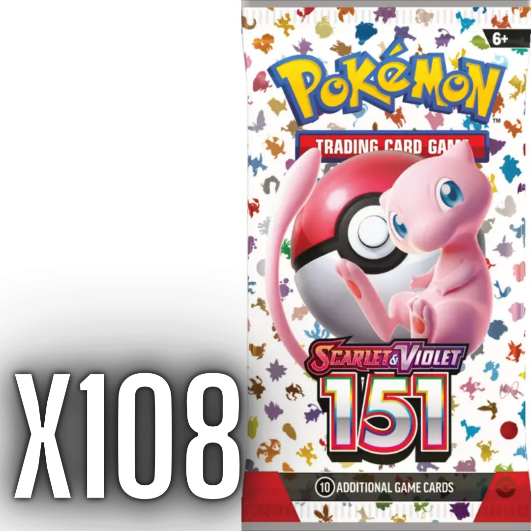 Pokemon 151 Booster Pack Lot - x108 Packs - Pokemon – Squeaks Game World