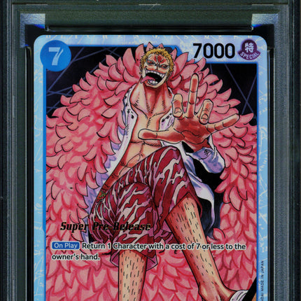 Donquixote Doflamingo - ST03-003 - PSA 10 - Super Pre Release - English - One Piece - 149-25