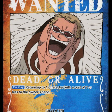 Donquixote Doflamingo - ST03-009 - NM - Wanted Secret - OP03 - One Piece - OP-3-7