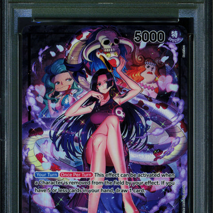 Boa Hancock - OP07-038 - PSA 10 - Alternate Art - English - One Piece - 149-06