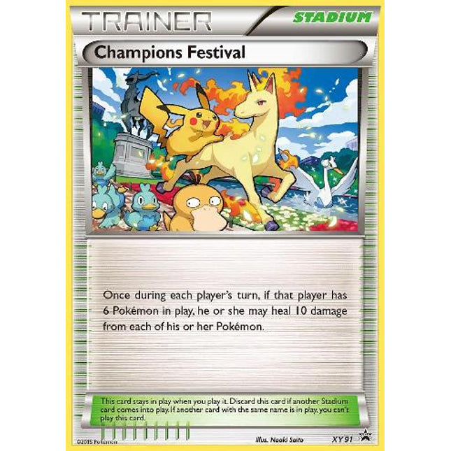Champions Festival (XY91) (2015) [XY: Black Star Promos]