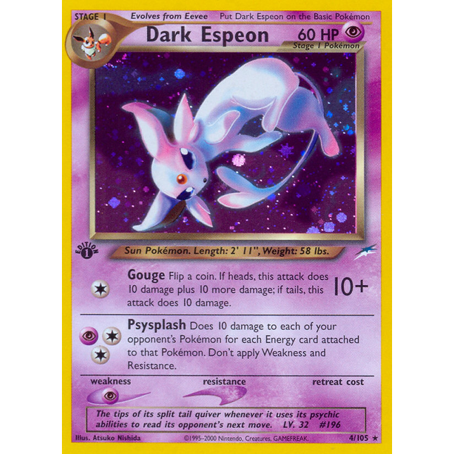 Dark Espeon (4/105) [Neo Destiny 1st Edition]