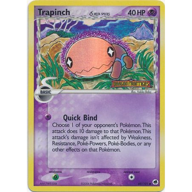 Trapinch (69/101) (Delta Species) (Stamped) [EX: Dragon Frontiers]