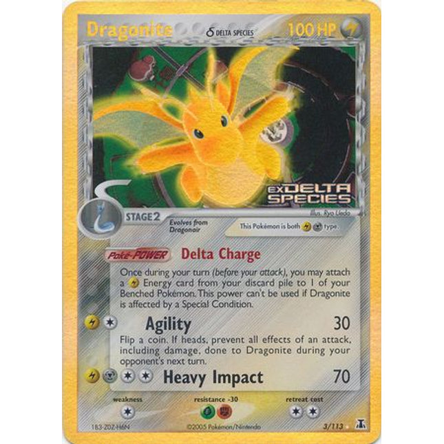 Dragonite (3/113) (Delta Species) (Stamped) [EX: Delta Species]