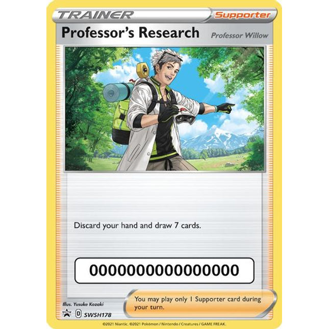 Professor's Research (SWSH178) (Pokemon Go Code) [Sword & Shield: Black Star Promos]