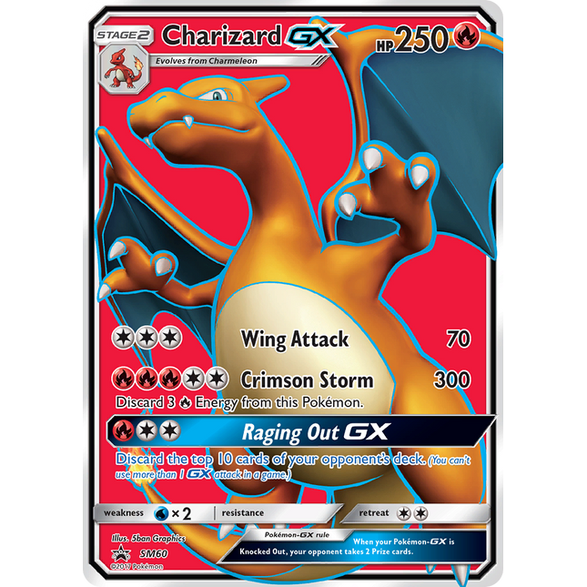 Charizard GX (SM60) [Sun & Moon: Black Star Promos]