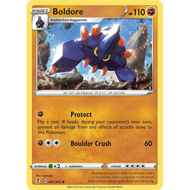 Boldore (087/203) [Sword & Shield: Evolving Skies]