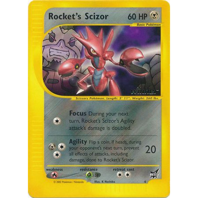 Rocket's Scizor (4) (Winner) [Best of Promos]