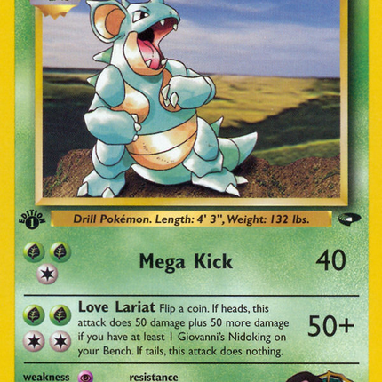Giovanni's Nidoqueen (23/132) [Gym Challenge 1st Edition]