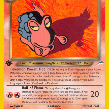 Dark Magcargo (18/105) [Neo Destiny 1st Edition]