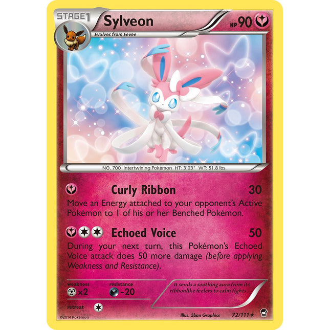 Sylveon (72/111) (Theme Deck Exclusive) [XY: Furious Fists]