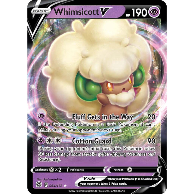Whimsicott V (064/172) [Sword & Shield: Brilliant Stars]