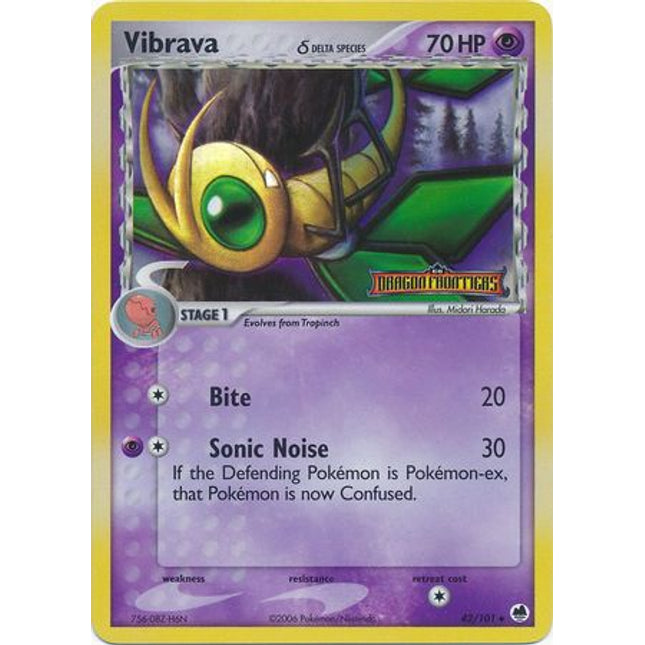 Vibrava (42/101) (Delta Species) (Stamped) [EX: Dragon Frontiers]